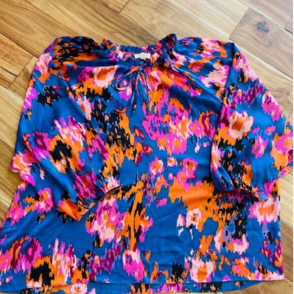 Eesome Cobalt Blue Blouse - Picture 2 of 3